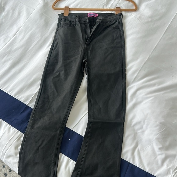 Edikited Luna Faux Leather Flare Women’s Jeans size medium - Picture 14 of 14